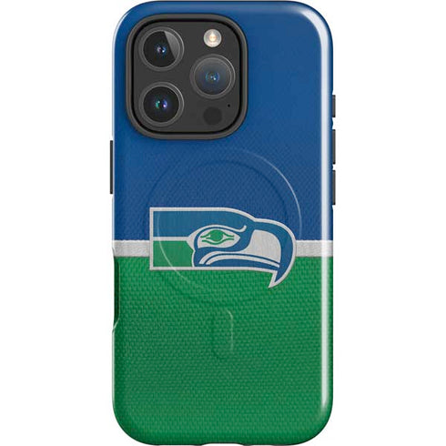 NFL Seattle Seahawks Vintage iPhone 16 Pro Magsafe Impact Case